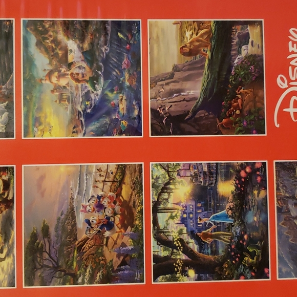 2023 Disney Dreams Thomas Kinkade 16 month wall calendar 12" x 12" - Picture 8 of 12